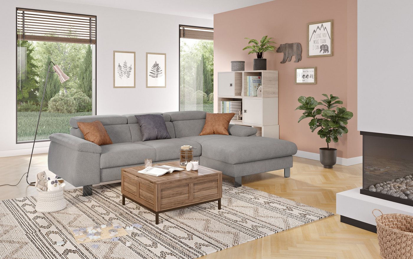 COTTA Ecksofa Micky, mit Schlaffunktion, Bettkasten und verstellbare Kopflehnen COTTA Ecksofa Micky, mit Schlaffunktion, Bettkasten und verstellbare Kopflehnen von COTTA