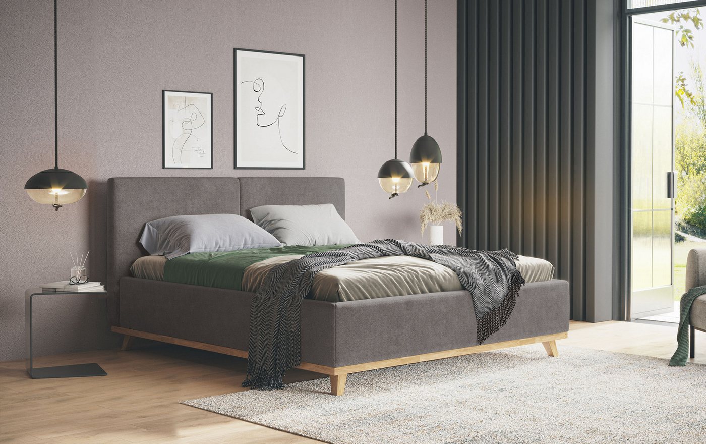 COTTA Polsterbett MILLI III wahlweise mit Bettkasten, erhältlich in den Größen 160x200cm & 180x200cm von COTTA