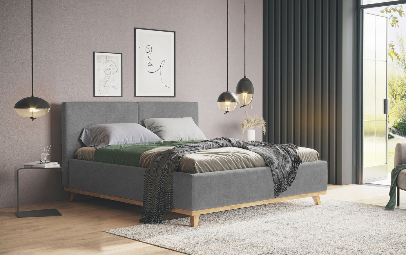 COTTA Polsterbett MILLI III wahlweise mit Bettkasten, erhältlich in den Größen 160x200cm & 180x200cm von COTTA