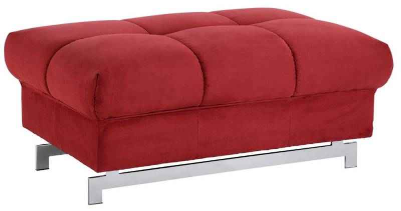 COTTA Polstergarnitur Chef L-Form, (Set), Set bestehend aus: Ecksofa mit Kopfteilverstellung & Hocker von COTTA