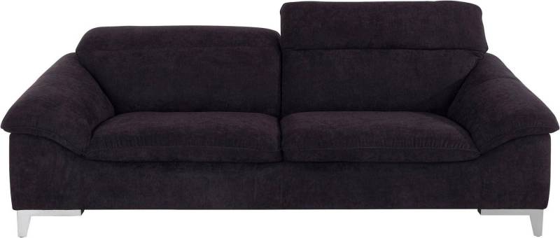 COTTA Polstergarnitur Teresa, (Set), Set bestehend aus: 3-Sitzer mit Kopfteilverstellung & Hocker von COTTA