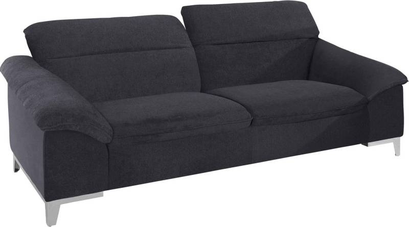 COTTA Polstergarnitur Teresa, (Set), Set bestehend aus: 3-Sitzer mit Kopfteilverstellung & Hocker von COTTA