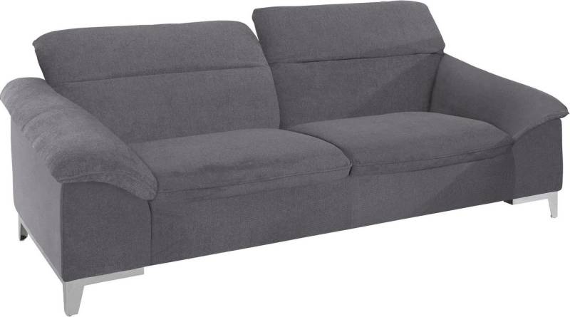 COTTA Polstergarnitur Teresa, (Set), Set bestehend aus: 3-Sitzer mit Kopfteilverstellung & Hocker von COTTA