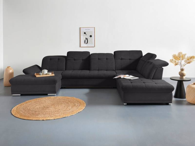 COTTA Wohnlandschaft Holiday U-Form mit Sitztiefen-, Armteil- und Kopfteilverstellung, wahlweise mit Bettfunktion & Bettkasten COTTA Wohnlandschaft Holiday U-Form mit Sitztiefen-, Armteil- und Kopfteilverstellung, wahlweise mit Bettfunktion & Bettkasten von COTTA