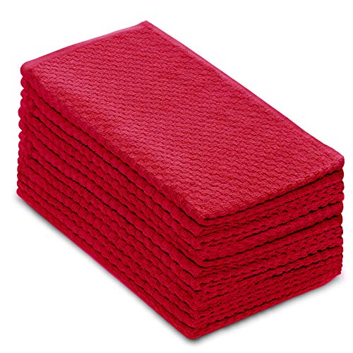 COTTON CRAFT Küchentücher, Frottee-Handtücher, 100 % Baumwolle, Waffelgewebe, weich, saugfähig, schnell trocknend, fusselarm, wiederverwendbar, für Speisekammer, Bar, Reinigungstuch, 40,6 x 71,1 cm COTTON CRAFT Küchentücher, Frottee-Handtücher, 100 % Baumwolle, Waffelgewebe, weich, saugfähig, schnell trocknend, fusselarm, wiederverwendbar, für Speisekammer, Bar, Reinigungstuch, 40,6 x 71,1 cm von COTTON CRAFT