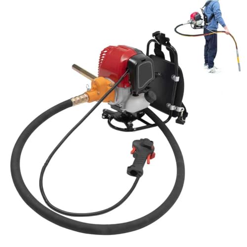 Betonbeton -Zement -Vibrator -Vibrator, 4 -Takt -Benzinbetonbeton -Vibrator, Motorbonkretes -Vibrationswerkzeug für Vibratzementbeton, 8 Fuß/10 Fuß/11 Fuß/13 Fuß Wellenstange(4M/13FT) von COUCHO
