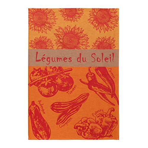- French Jacquard Baumwolle Küche Geschirrtuch, erzeugen Collection, baumwolle, Summer Vegetables, 20 x 30-Inches von COUCKE