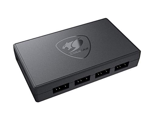 COUGAR Core Vox V3 ARGB - Schwarz, 12.1 x 8.7 x 9 cm, Legierter Stahl, Computer Controller von COUGAR
