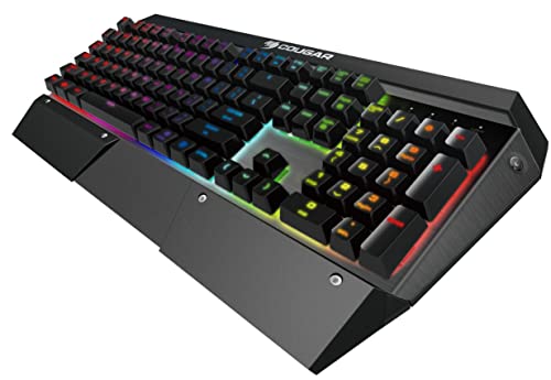 COUGAR Keyb. AttackX3 RGB Iron Grey Aluminium Cherry MX Silver Mechanical Switch RGB Backlight von COUGAR