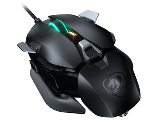 COUGAR Mouse Dualblader PMW3389 16000dpi Customizable Ambidextrous Ergonomics, schwarz von COUGAR