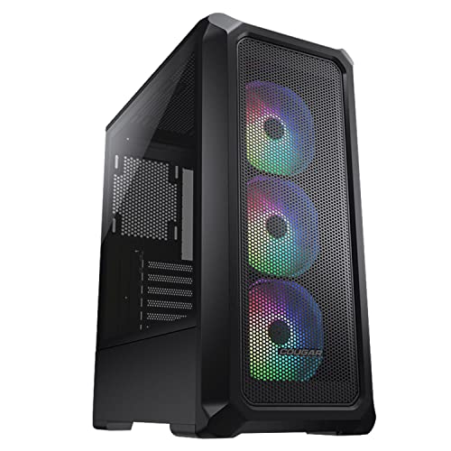 Cougar Archon 2 Mesh RGB Schwarz Elegant ARGB Mid Tower Gehäuse mit leistungsstarken Mesh Intakes von COUGAR