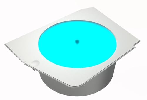 FV270 Leuchtende drehbare Plattform: Der drehbare Demo-Ständer bietet einen speziellen Platz für Hobby-Figuren und verwandelt Ihren PC in eine personalisierte Galerie. (weiß) von COUGAR