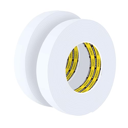 COUMENO 2er PackDichtungsband Selbstklebend 25mm x 5m Weißes Einseitiges Schaumstoff Klebeband, Kompriband & Moosgummi Selbstklebend für Türen/Fenster Winddicht Schalldämmung und Energiesparend. COUMENO 2er PackDichtungsband Selbstklebend 25mm x 5m Weißes Einseitiges Schaumstoff Klebeband, Kompriband & Moosgummi Selbstklebend für Türen/Fenster Winddicht Schalldämmung und Energiesparend. von COUMENO