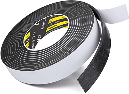 COUMENO Dichtungsband Selbstklebend, 30mm x 5m, Schwarz Einseitiges schaumstoff klebeband, Kompriband & Moosgummi Selbstklebend für Türen/Fenster Winddicht Schalldämmung und Energiesparend. COUMENO Dichtungsband Selbstklebend, 30mm x 5m, Schwarz Einseitiges schaumstoff klebeband, Kompriband & Moosgummi Selbstklebend für Türen/Fenster Winddicht Schalldämmung und Energiesparend. von COUMENO