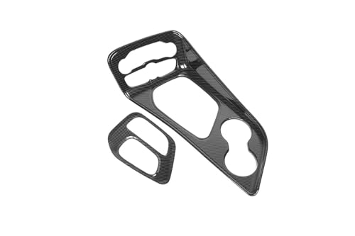 COUSOPO Panel Dekoration Für Dodge Für Challenger 2015-2022 Mittelkonsole Schalthebel Dekoration Panel Abdeckung Innenausstattung Auto Innen Trim Streifen(C) von COUSOPO