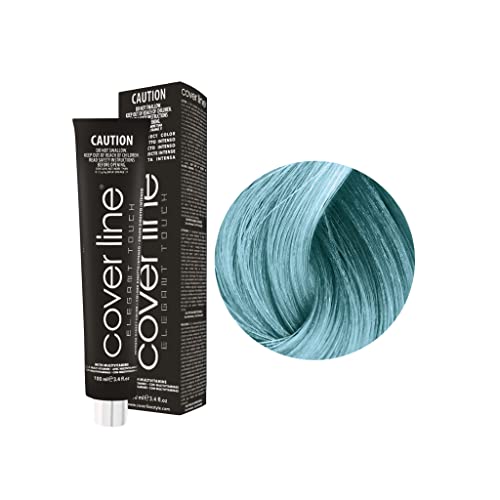 COVER LINE Intense Blue Pastel 100 ml, Schwarz, Estandar von COVER LINE