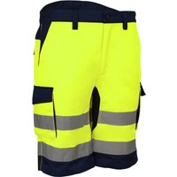 Arbeits-Bermuda HIBANA - Gelb/Blau L - FR (46/48) von COVERGUARD
