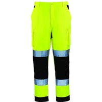 Hochsichtbarer Arbeitshose PATROL - Neon Gelb 3XL - FR (58/60) von COVERGUARD