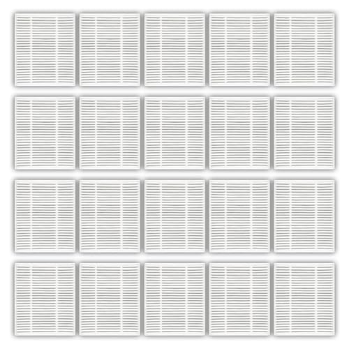 (20 Stück) Y0110 Y0112 HEPA-Filter Kompatibel mit iRobot Roomba Vac, Vacuum 2 Essential Robot, Robot Vacuum und Mop, Y0140 Y0112 Y0110 Q0120, Roomba 105 Combo, Ersatzfilter für Staubsauger, Zubehörset von COWINORY