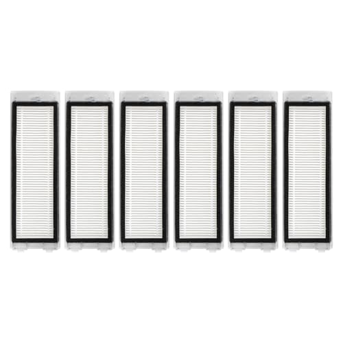 (6 Stück) Q Revo Filter Compatible With Roborock Q Revo, Roboter-Staubsauger-Filter-Zubehör von COWINORY