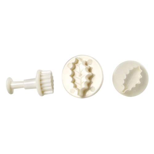 Ausstecher Stechpalmenblatt mit Auswurf COXIMUS 3-teilig Blattgröße 37,31,22 mm Ausstecher Stechpalmenblatt mit Auswurf COXIMUS 3-teilig Blattgröße 37,31,22 mm von COXIMUS "backen und mehr"
