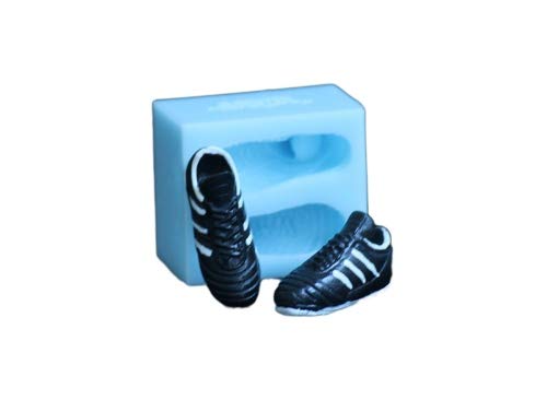 COXIMUS "backen und mehr" Silikonform Fußballschuhe 55 x 43 x 10mm für Fondant und Flowerpaste | Silikonform für Fondant und Flowerpaste von COXIMUS "backen und mehr"