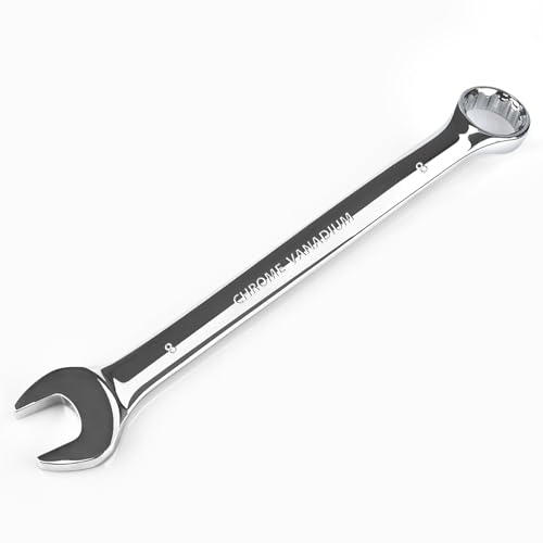 COYAGRIP 8 mm Ringmaulschlüssel, metrischer Ringmaulschlüssel, CR-V mit Hochglanzpolitur, 12-Kant-Kastenende, 15-Grad-gekröpftes Kastenende COYAGRIP 8 mm Ringmaulschlüssel, metrischer Ringmaulschlüssel, CR-V mit Hochglanzpolitur, 12-Kant-Kastenende, 15-Grad-gekröpftes Kastenende von COYAGRIP