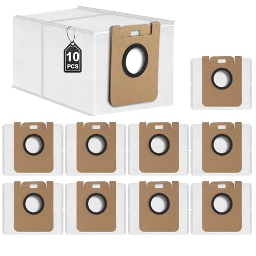 10 Staubsaugerbeutel Kompatibel mit Dreame D10 Plus/D10s Plus Saugroboter, Zubehörset für Beutel von COYICOLI