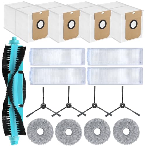 CIYICOLI Ersatz-Zubehörset für Cecotec Conga 11090 Saugroboter - 1 Rotierende Bürste, 4 HEPA-Filter, 4 Seitenbürsten, 4 Wischmopps, 4 Staubbeutel CIYICOLI Ersatz-Zubehörset für Cecotec Conga 11090 Saugroboter - 1 Rotierende Bürste, 4 HEPA-Filter, 4 Seitenbürsten, 4 Wischmopps, 4 Staubbeutel von COYICOLI