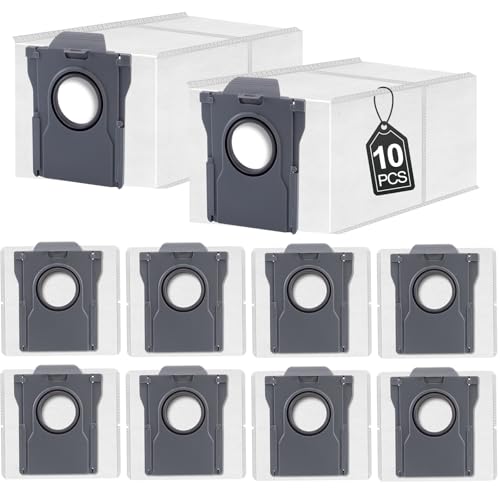 COYICOLI 10 Stück X40 Ultra Staubbeutel für Dreame X40 Ultra/X40 Master/L10s Pro Ultra Heat/L10s Plus/L30/L40/L20 Ultra/X30 Ultra/Mova E30 Ultra/L10s Ultra Gen 2/D10 Plus Gen 2 Staubsauger von COYICOLI