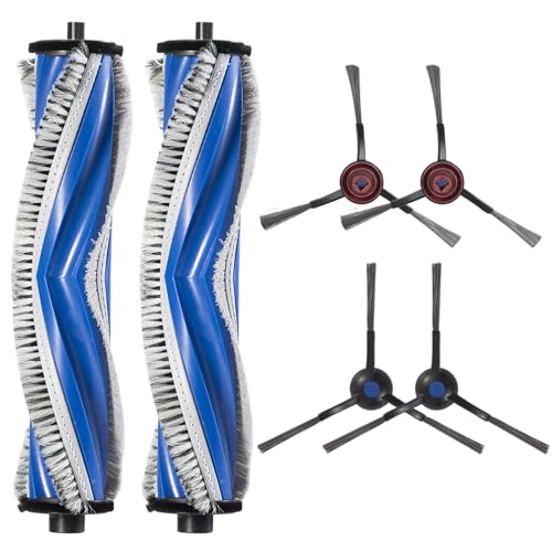 COYICOLI 2 Hauptbürste+4 Seitenbürsten Set kompatibel mit Ecovac s Deebot T30 PRO Omni / T30 Omni / T30 / T30S Combo / N20 Plus / T30S PRO von COYICOLI