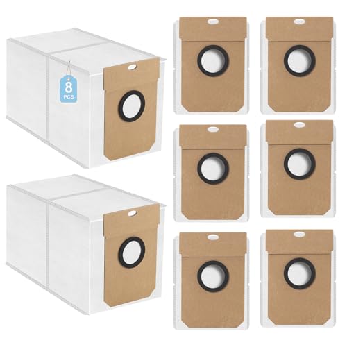 COYICOLI 8 Stück Staubsaugerbeutel für Conga, Kompatibel Mit 11090-8er Pack Staubsaugerbeutel Ersatz Für Conga Saugroboter von COYICOLI