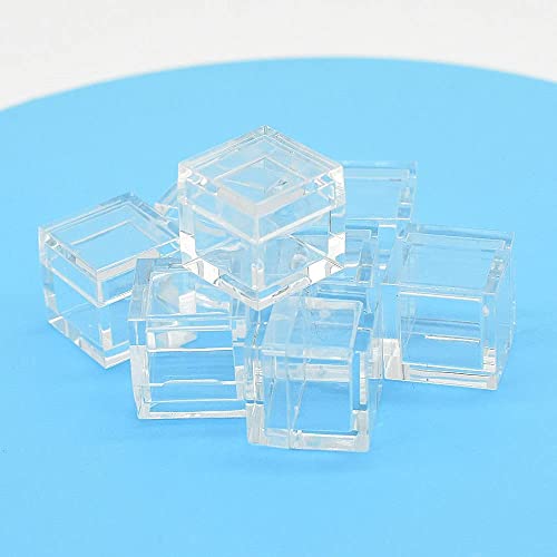 COYOUCO 10Pack Acryl Etui für 10mm Element Cube Collection Clear Boxen Lagerung Kleine Größe 14mm Element Cubes von COYOUCO
