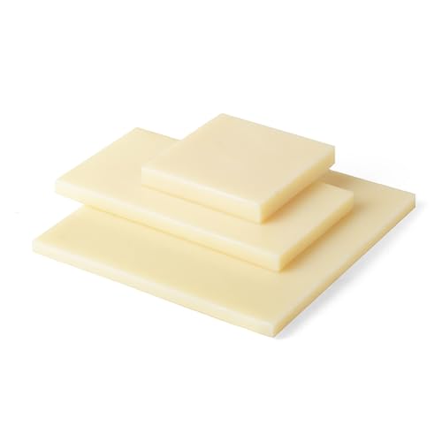 COYOUCO 300 mm ×300 mm beige ABS-Kunststoffplatte antistatische flammhemmende Kunststoffplatte Dicke 1 mm-10 mm für die DIY-Produktion Verarbeitung von Industriemodellen,3MM von COYOUCO