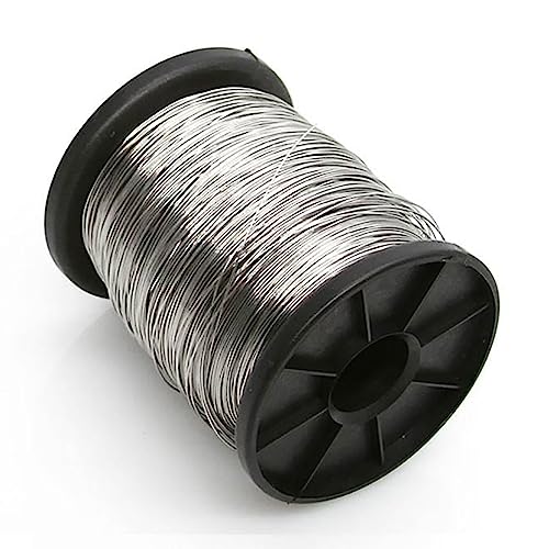 COYOUCO 304 Edelstahl Draht (5M) Handwerk Perlen Draht, Gravur Draht, Edelstahl Weicher Draht,0.6mm von COYOUCO