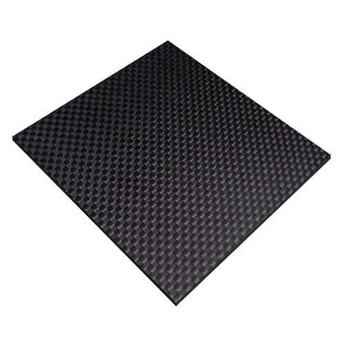 COYOUCO Kohlefaserplatte 500 X 600 Mm Echte Kohleplatten, Erhältlich in 5 Mm Bis 10 Mm Dicker Matter Köperplatte Für Modell,10mm von COYOUCO