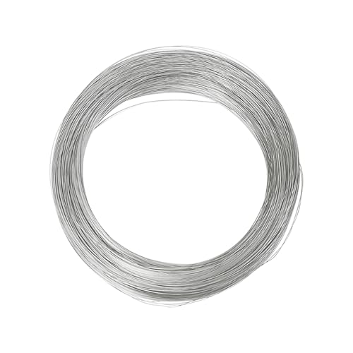 COYOUCO Länge 20 Meter Edelstahldraht Durchmesser 1mm-3mm mittlerer Harter Draht zum Verpacken von Drahtgravur von Draht zur Herstellung von Schmuck,3mm von COYOUCO