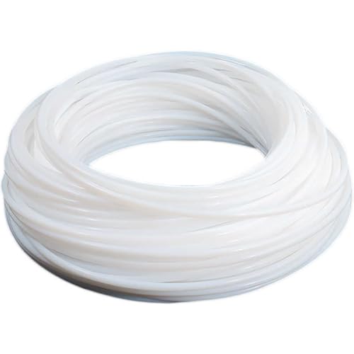 COYOUCO PTFE-Teflonschlauch mit einem Innendurchmesser von 1,2 mm und einem Außendurchmesser von 1,6 mm / 2 mm, 5 Meter Langer weißer Verbindungsschlauch für den 3D-Drucker,1.6mm von COYOUCO