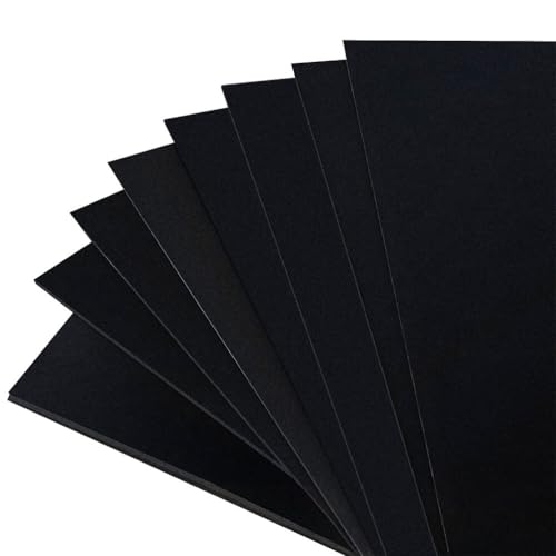 COYOUCO Schwarze PP Kunststoffplatte 100x100mm – 20er Set Hart Matt Kunststoffbrett für Basteln, Modellbau, DIY und Trennwände,0.4mm COYOUCO Schwarze PP Kunststoffplatte 100x100mm – 20er Set Hart Matt Kunststoffbrett für Basteln, Modellbau, DIY und Trennwände,0.4mm von COYOUCO