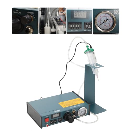 COYWEH Auto Klebstoffspender 220V Digital Display Auto Glue Dispenser Solder Paste Liquid Dropper Controller 983A Automatischer Lotpasten von COYWEH
