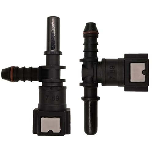 COZERI 2 Stk 7,89mm ID6 Kraftstoffleitung Verbinder für Dieselheizung,Schnellverbinder, kompatibel mit Opel Vivaro Primastar Trafic (7,89mm ID6 F+T) von COZERI