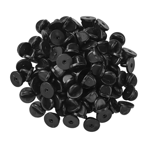 COZERI 200 Stück Anstecker Pin Verschluss, schmetterlingsschnalle,Schmetterlingsverschluss aus Gummi für Abzeichen Uniform DIY Schmuckherstellung, Sicherer Halt Locking Pin Backs COZERI 200 Stück Anstecker Pin Verschluss, schmetterlingsschnalle,Schmetterlingsverschluss aus Gummi für Abzeichen Uniform DIY Schmuckherstellung, Sicherer Halt Locking Pin Backs von COZERI