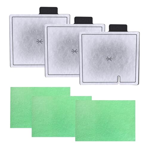 COZERI Filterkartuschen für Aquarien, 3 Monate, 3 x Algaway Pad, kompatibel mit Interpet internen CF2-Fischfilter für Aquarien, 6 Stück von COZERI