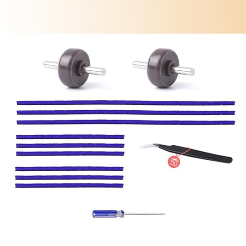 COZERI 13er set Plüschstreifen Achsen Rad Rollen Ersatz für Dyson V6 V7 V8 V10 V11 V15 Staubsauger Zubehör 2 Räder 3 Lange Plüschstreifen 6 Kurze Plüschstreifen 1 Schraubenzieher 1 Clip Ersatzteile von COZERI