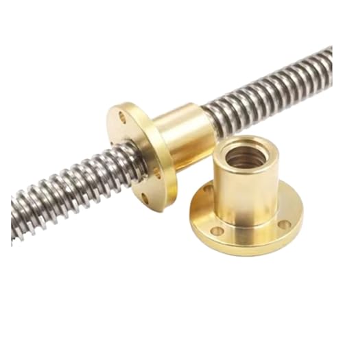 Kugelumlaufspindel mit Mutter Maschinenteile 2 stücke T8 * 20 Große Blei Trapez Schraube Mutter Länge 100 mm-1200mm Schrittmotor Maschinen Teile(850mm) von COZERI