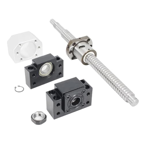 Kugelumlaufspindel mit Mutter Maschinenteile Ball Screw SFU1204 SFU1605 Rolled C7 Screw + Nut BKBF10/12 End Support Nut Housing For CNC Machine(SFU1204-600mm) von COZERI