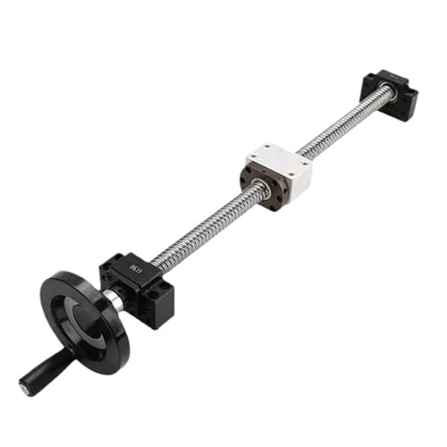 Kugelumlaufspindel mit Mutter Maschinenteile C7 Rolled Ball Screw SFU1610 With End Machined+1610 Ball Nut + Nut Housing+ BK/BF12 End Support + Hand Wheel(500mm) von COZERI