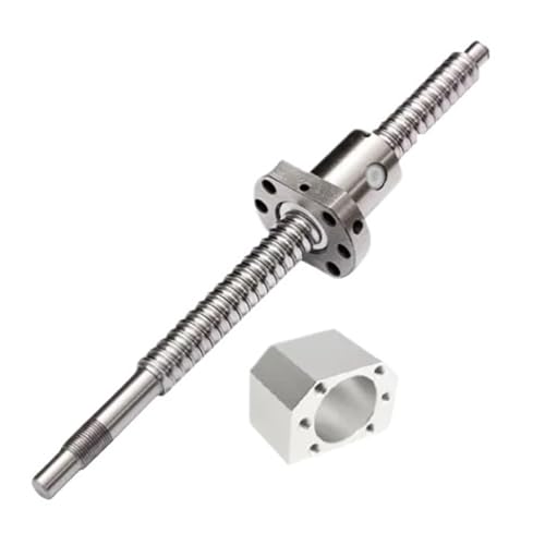 Kugelumlaufspindel mit Mutter Maschinenteile End Machined Ball Screw SFU2010 C7 250mm-1000mm BKBF15 Support+Coupling Accessories+Nut Housing(1000mm) von COZERI