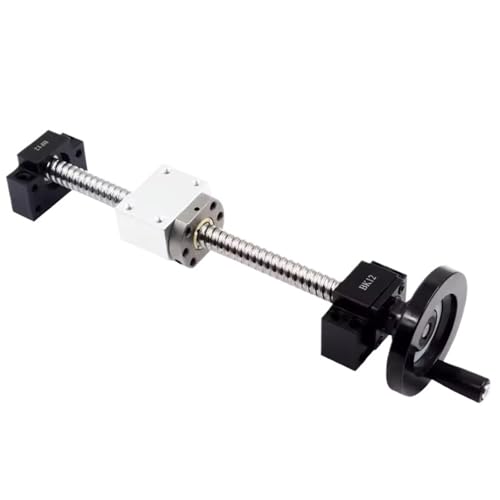 Kugelumlaufspindel mit Mutter Maschinenteile SFU1605 Rolled Ball Screw C7 With End Machined+1605 Ball Nut + Nut Housing+ BK/BF12 End Support + Hand Wheel(600mm) von COZERI