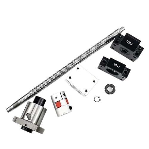 Kugelumlaufspindel mit Mutter Maschinenteile SFU2010 L300-950mm C7 Ball Screw Kit With End Machined+BKBF15 Support+DSG20H Nut Housing+Coupler(750mm) von COZERI